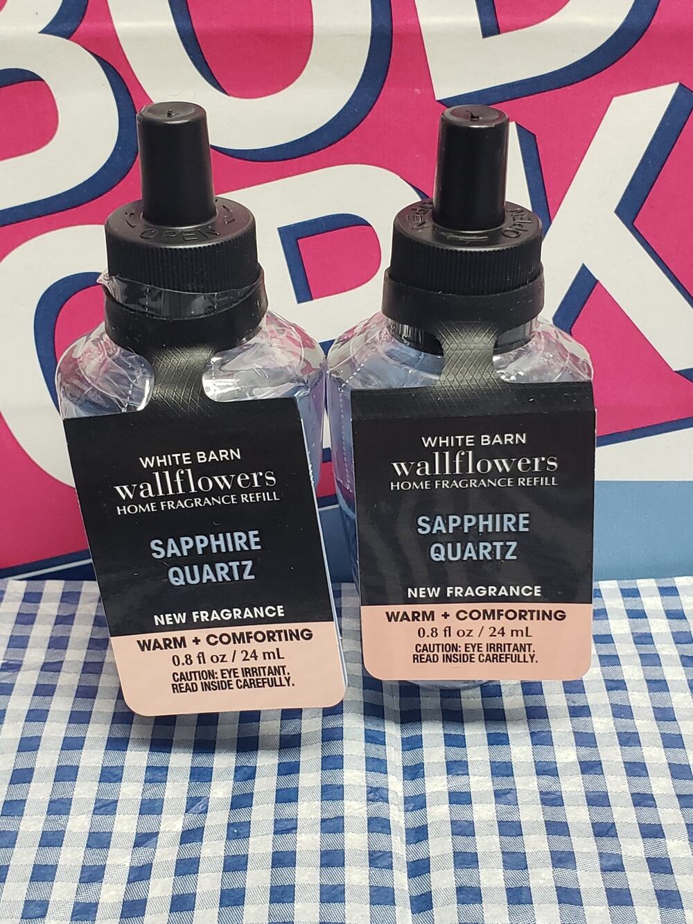 BBW Sapphire Quartz WARM & COMFORTING Fragrance Wallflower 2 Refills